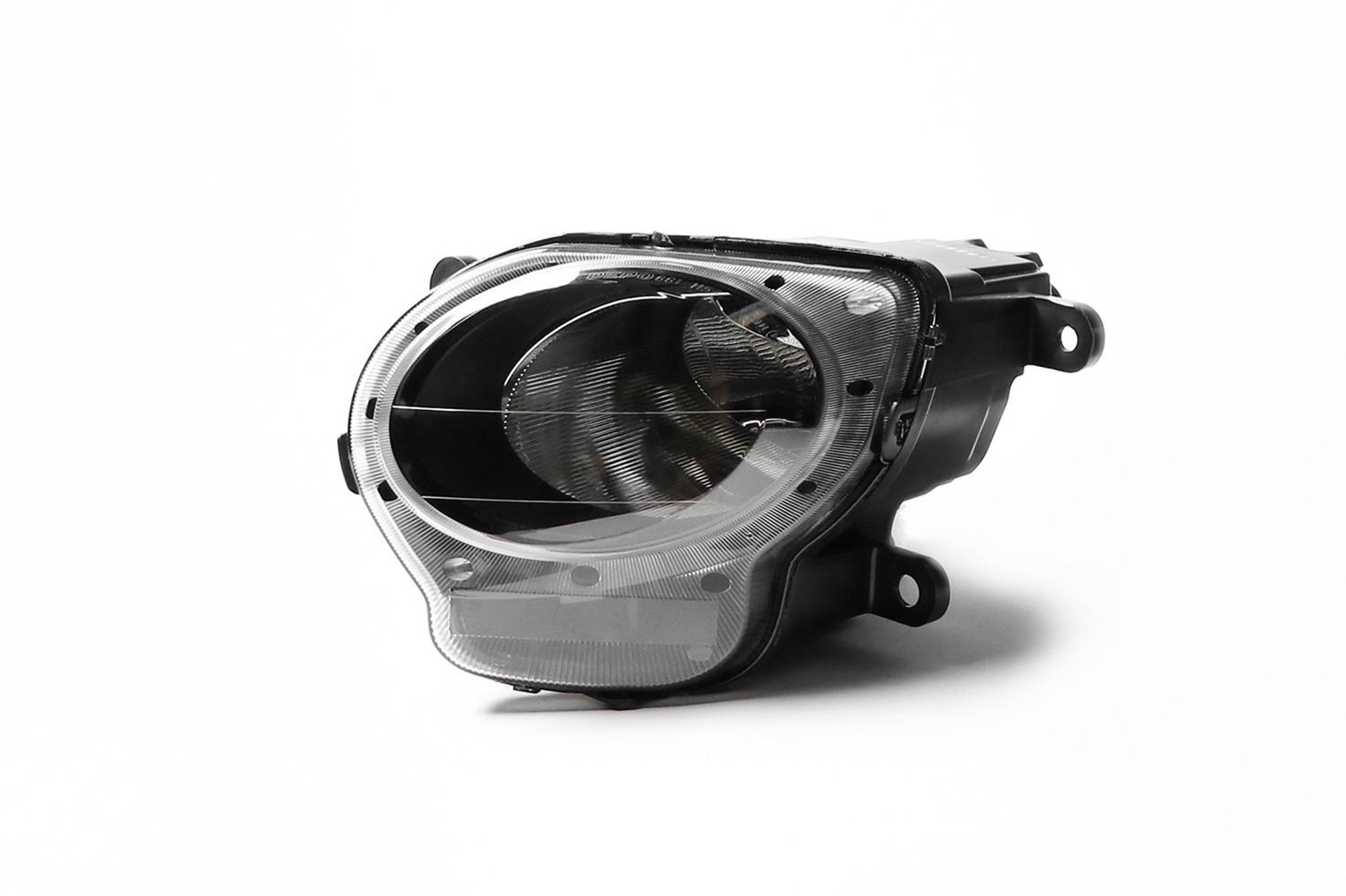 Headlights set black projector Fiat Abarth 500 07-14