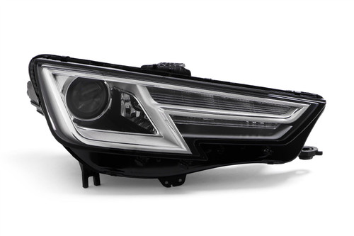 Headlight right chrome Bi-Xenon with cornering Audi A4 15-19