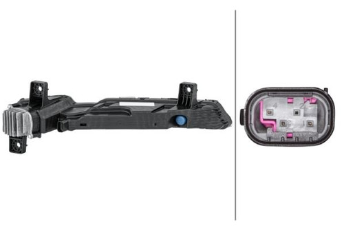 Front indicator left black with DRL Porsche 718 Boxster Cayman 16-
