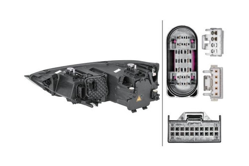 Headlight right Bi-xenon LED DRL Audi A1 15-18
