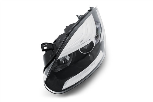 Headlight left black chrome Renault Megane 14-16