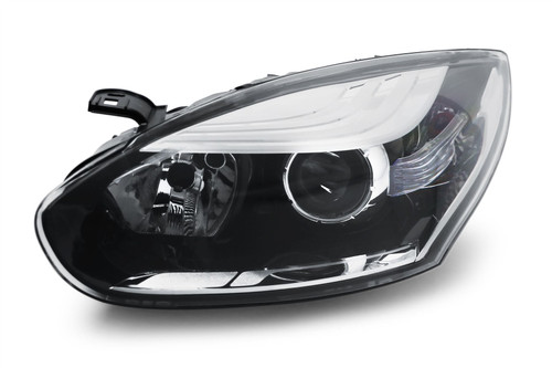 Headlight left black chrome Renault Megane 14-16