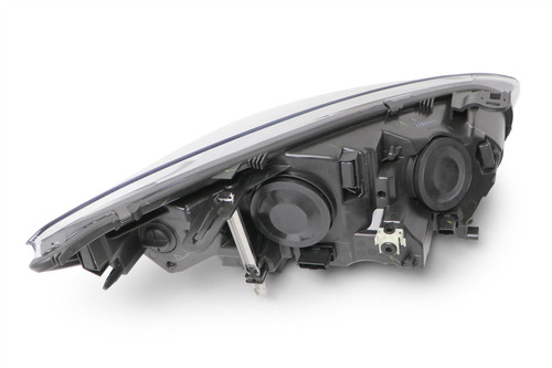 Headlight left black chrome Renault Megane 14-16