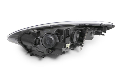 Headlight right black chrome Renault Megane 14-16