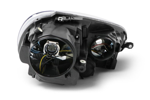 Headlight set projector xenon look black VW Jetta MK3 05-10