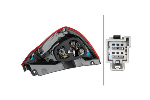 Rear light left Ford Fiesta 15-17