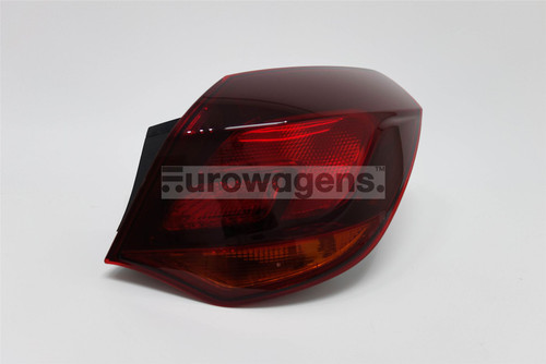 Rear light right dark red Vauxhall Astra J 10-15