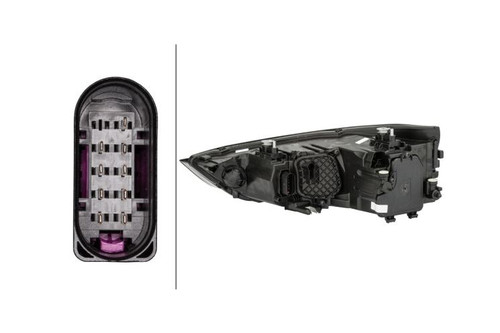 Headlight right Audi A1 15-18 OEM HELLA