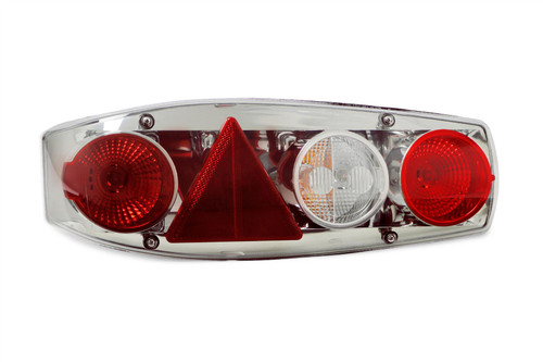 Rear light left smoked triangular reflector Hella Caraluna Coachman Pastiche Platinum Knaus Wilk