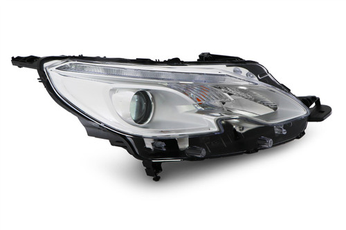 Headlight right chrome LED Peugeot 2008 13-16