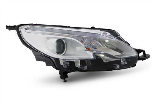 Headlight right chrome LED Peugeot 2008 13-16