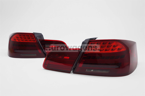 Rear lights set red smoked LED Blackline BMW 3 Series E92 07-10 Coupe