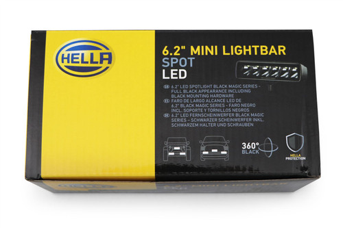 Spot Light LED Hella Black Magic Light Bar 12/24 5700K Long distance 