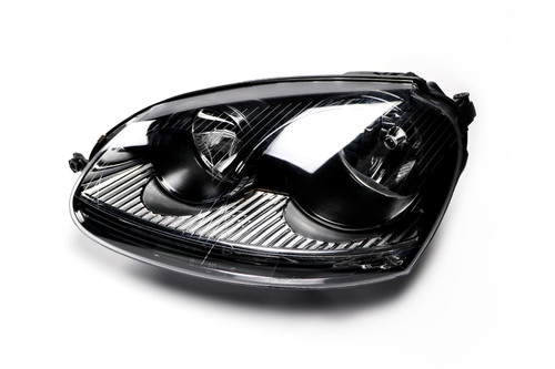 Headlight left black VW Golf MK5 03-07