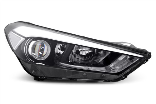 Headlight right LED DRL Hyundai Tucson 15-18