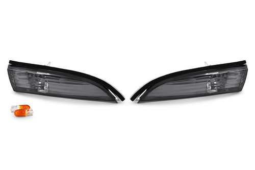 Mirror indicator set black Ford Fiesta MK6 08-16