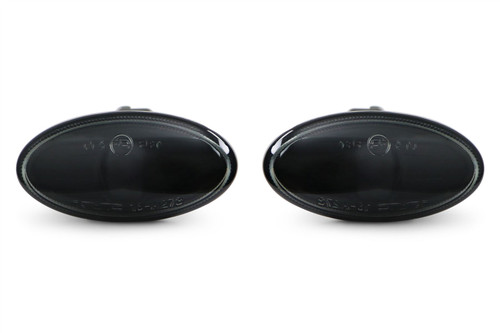 Side indicator set black Citroen Berlingo 08-17