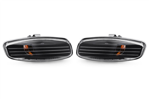 Side indicator set black Citroen C4 Picasso 06-13