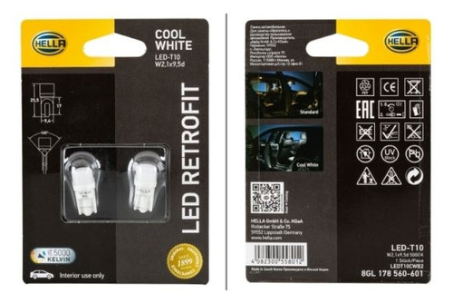 T10 led bulb 5000K number plate light interior light Led Retrofit range