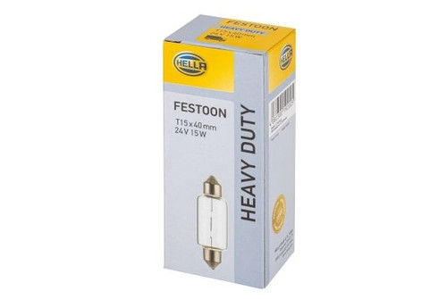 Festoon halogen bulb indicator Heavy Duty range OEM Hella