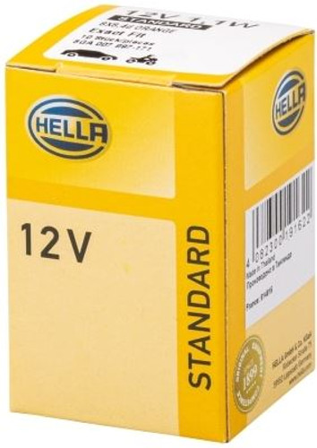 Instrument halogen bulb dashboard light BX8.4d Standard range Hella