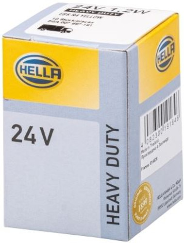 Instrument halogen bulb dashboard light Heavy Duty range Hella