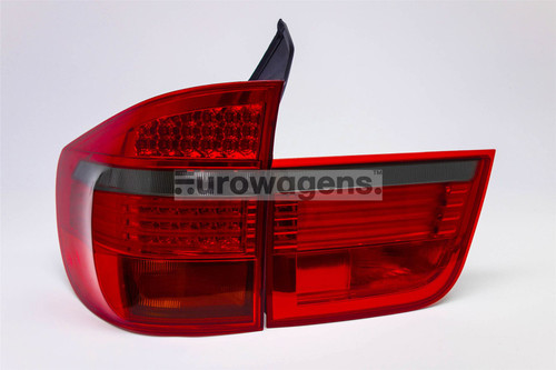 Rear lights set smoked red BMW X5 E70 06-10