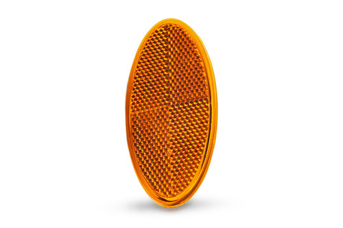 Hymer Krone Fendt orange reflector sidemarker oval