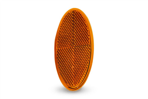 Hymer Krone Fendt orange reflector sidemarker oval