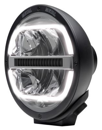 Hella Jumbo 320 FF spotlight with LED parking side light black