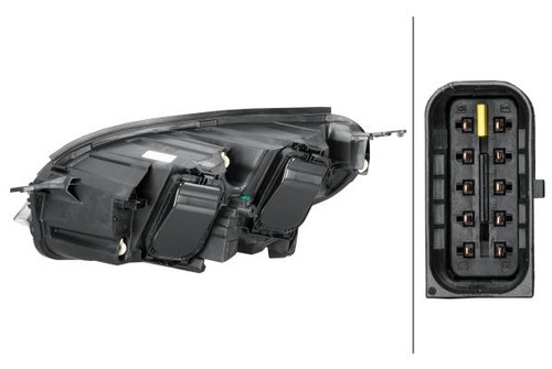 Headlight right chrome Peugeot Expert Traveller 16- 