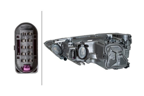 Audi A1 10-14 Headlight right