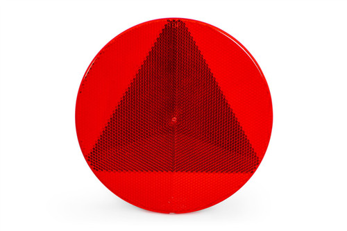 Reflector trailer tow caravan gatepost round triangle stick on