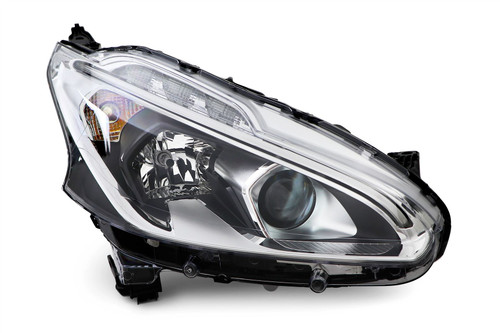 Headlight right LED DRL Peugeot 208 15-19