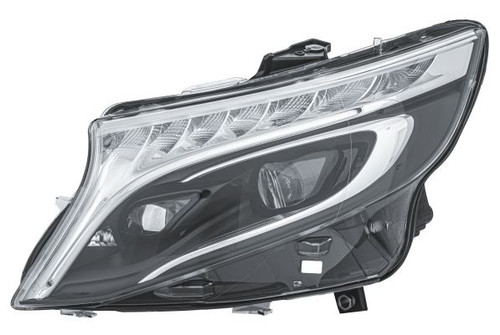 Headlight LED left grey with cornering Mercedes-Benz Vito V Class 20-