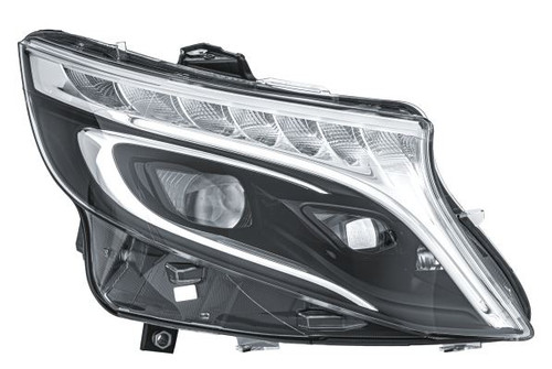 Headlight LED black with cornering Mercedes-Benz Vito V Class 20-