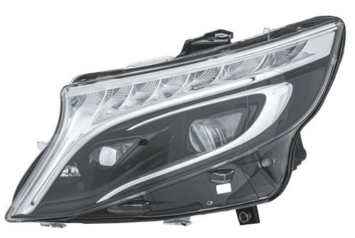 Headlight LED left black with cornering Mercedes-Benz Vito V Class 20-