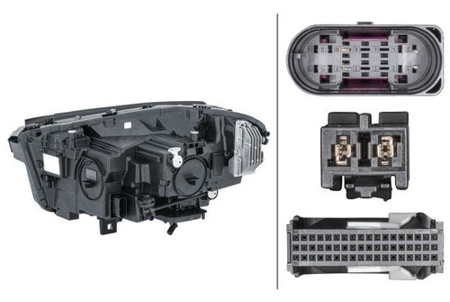 Headlight right LED Mercedes-Benz GLA 20-