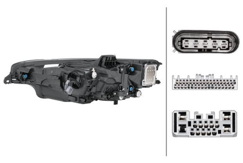 Headlight LED right  Volvo S60 V60 19-