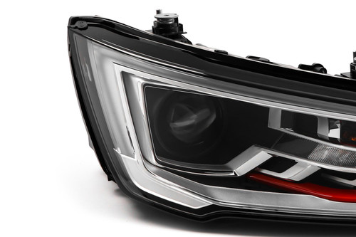 Headlight right Bi-xenon red trim Audi A1 S1 15-18
