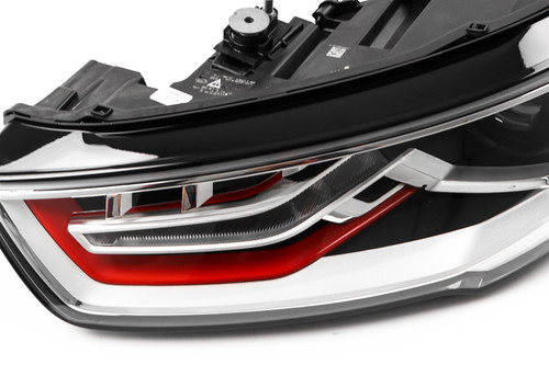 Headlight left Bi-xenon red trim Audi A1 S1 15-18
