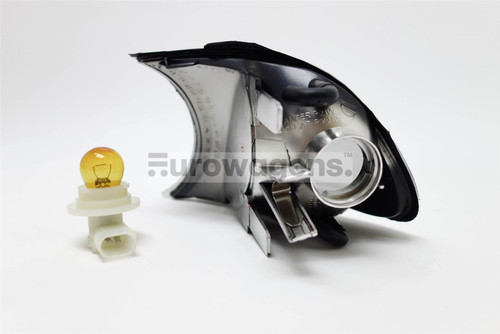 Front indicators set crystal black BMW 3 Series E46 99-01 2 door
