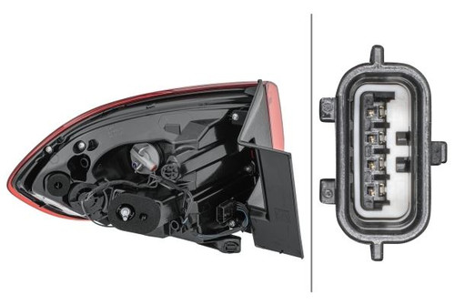 Rear light right led outer Renault Scenic 16-