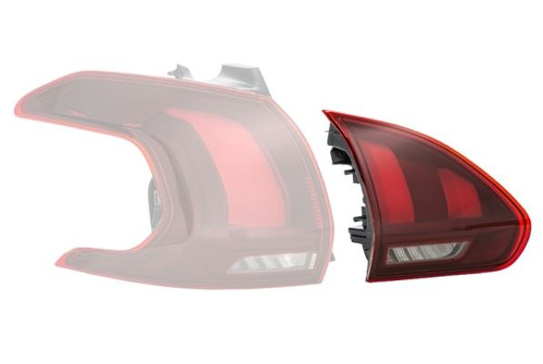 Rear light left LED Peugeot 2008 17-19