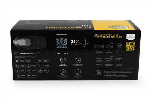 Spot Light LED Hella Black Magic  12/24 5700K