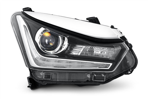 Headlight right chrome trim LED Isuzu D-Max 18-20