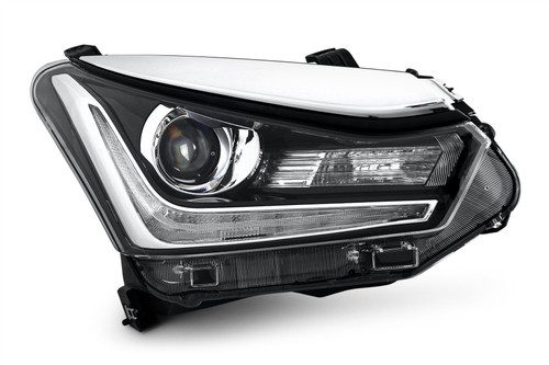 Headlight right chrome trim LED Isuzu D-Max 18-20
