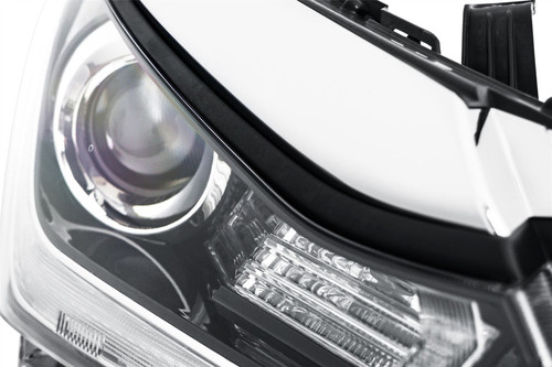 Headlight right chrome trim LED Isuzu D-Max 18-20