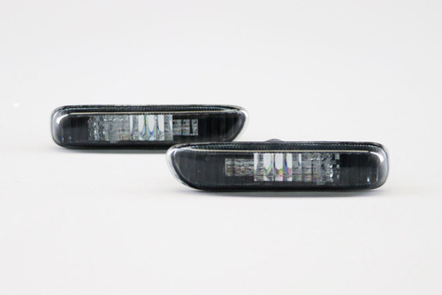 Side indicators set crystal black BMW 3 Series E46 98-01