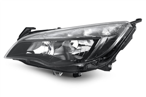 Headlight left black LED DRL Vauxhall Astra J 13-15